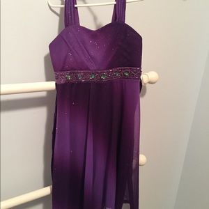 Sparkly Purple Holiday Dress